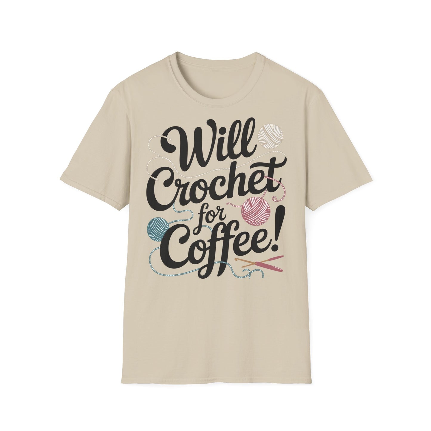 "Will Crochet for Coffee!" light