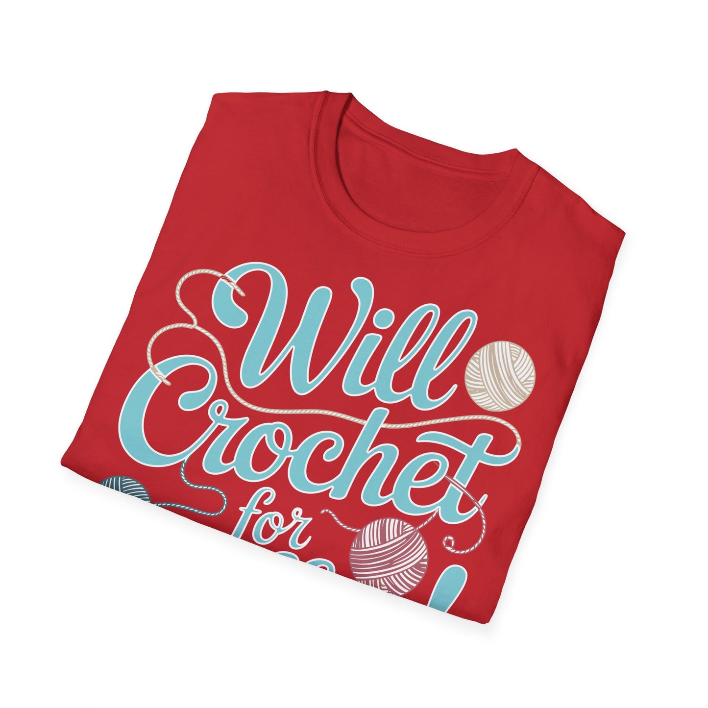 "Will Crochet for Coffee!" dark