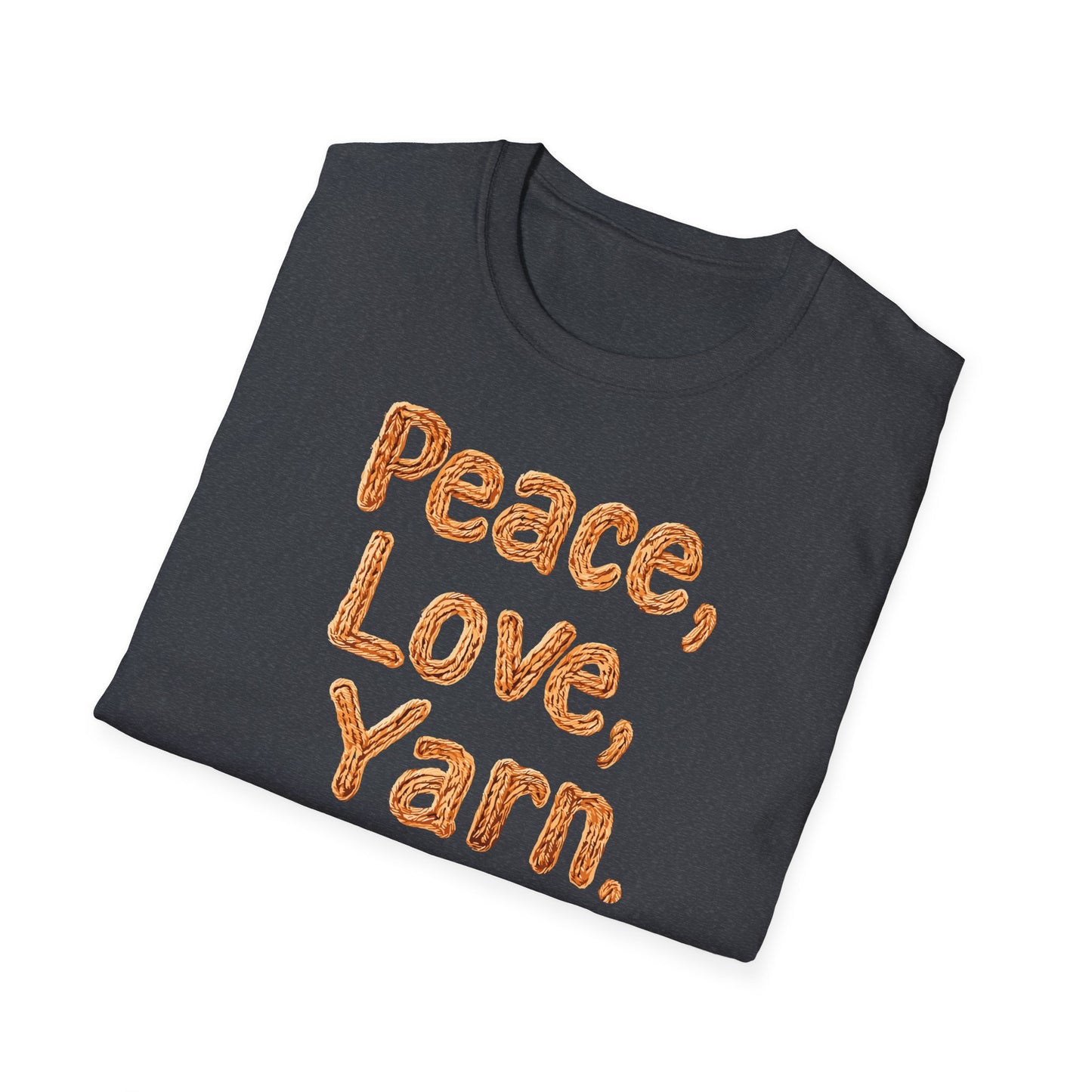 "Peace, Love, Yarn" dark