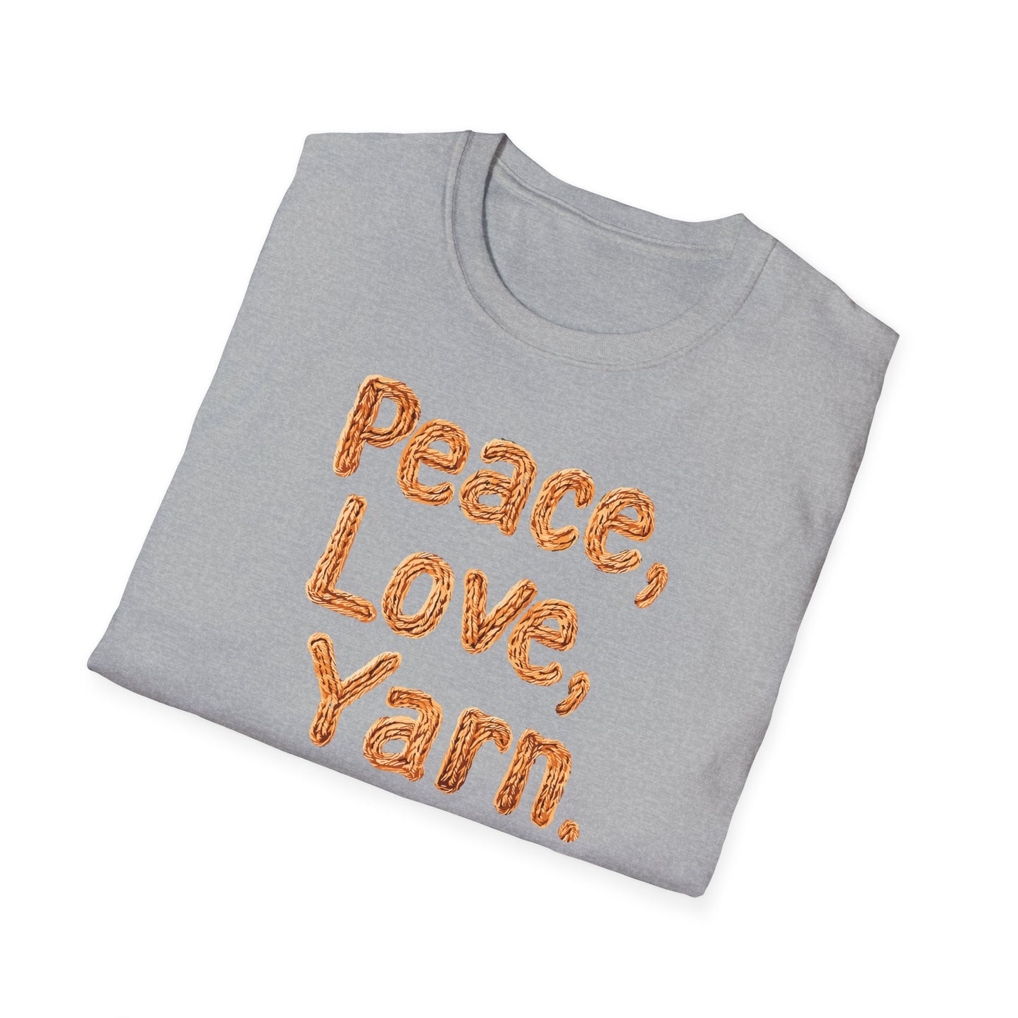 "Peace, Love, Yarn" light