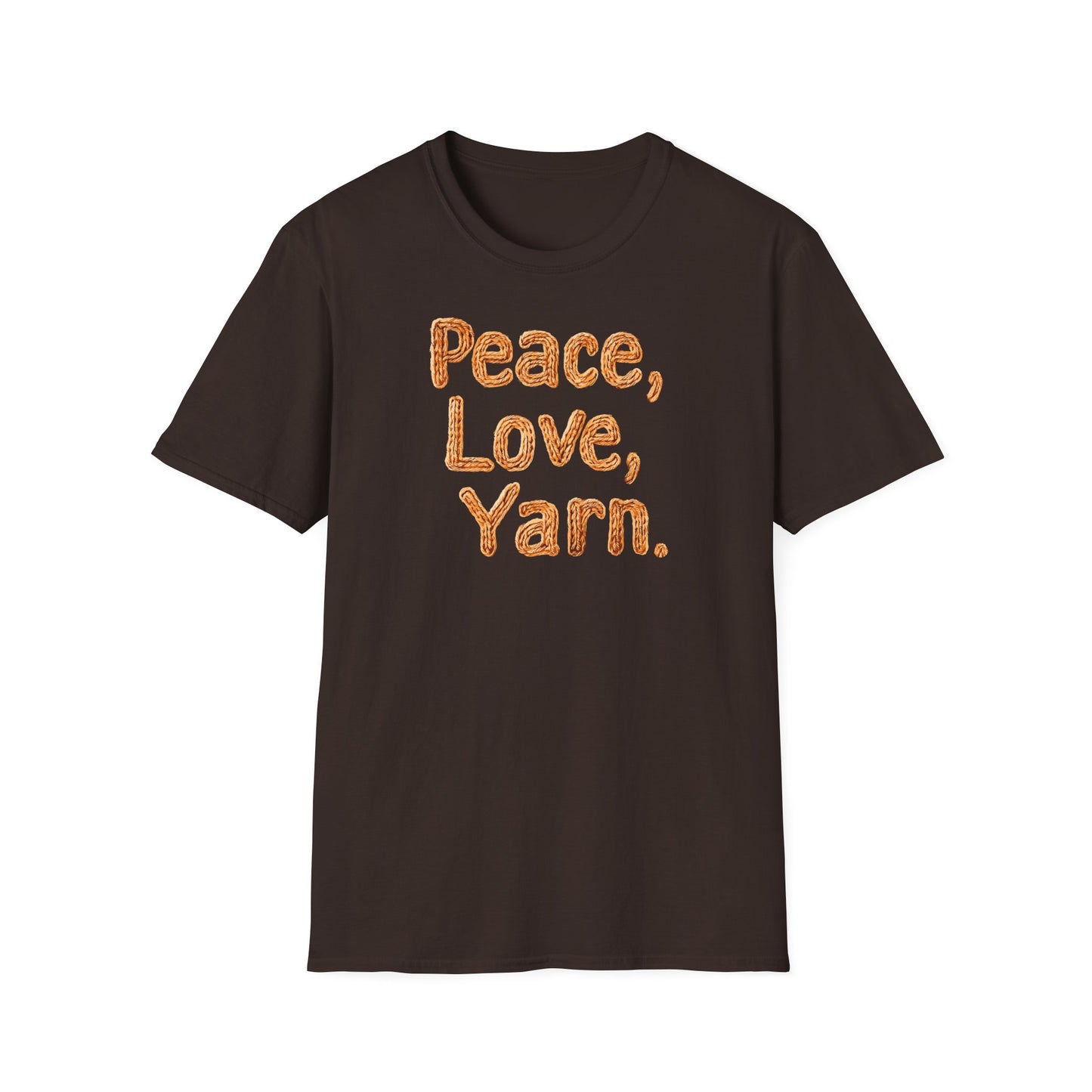 "Peace, Love, Yarn" dark