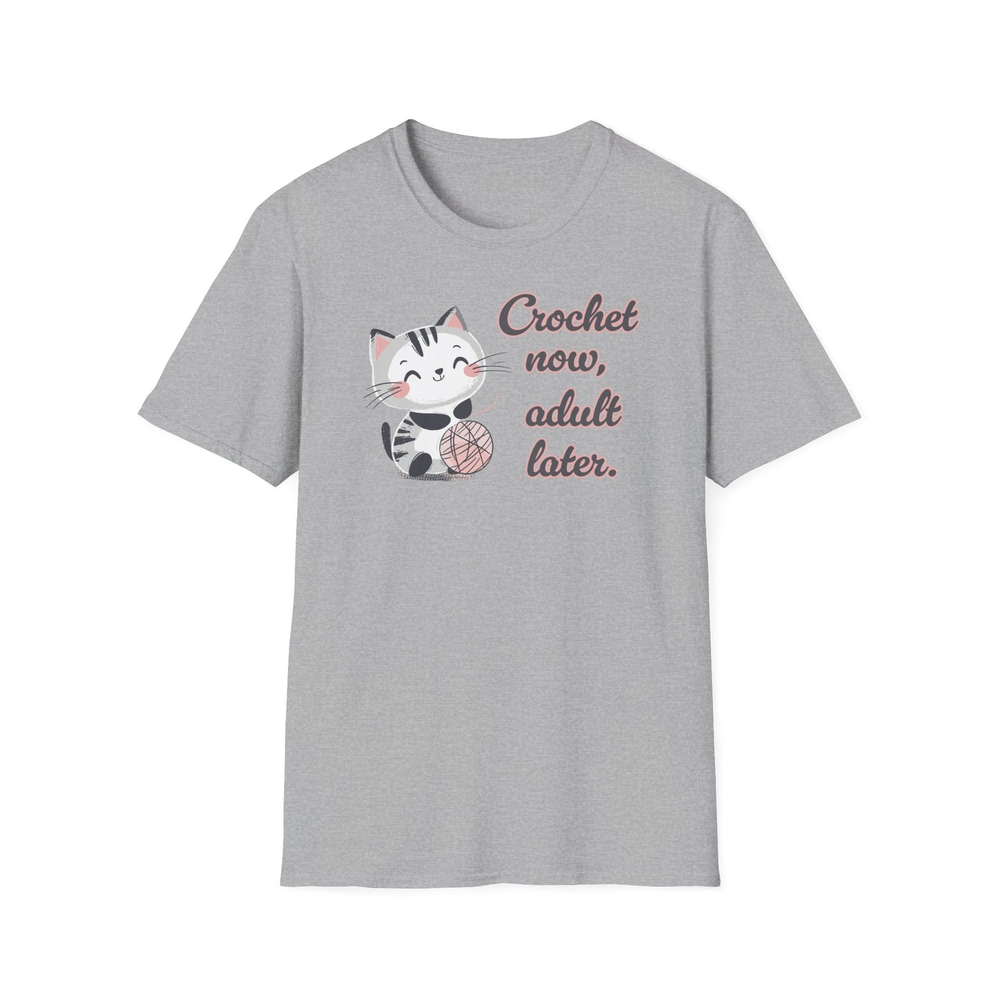 "Crochet now, adult later" light