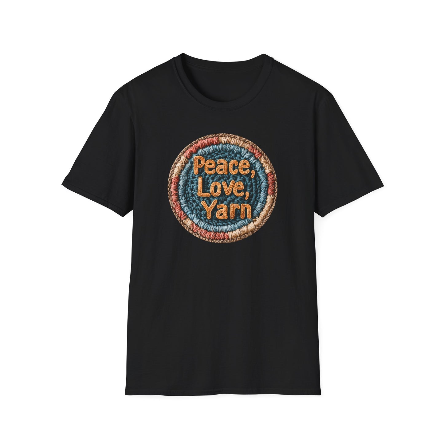 "Peace, Love, Yarn" dark
