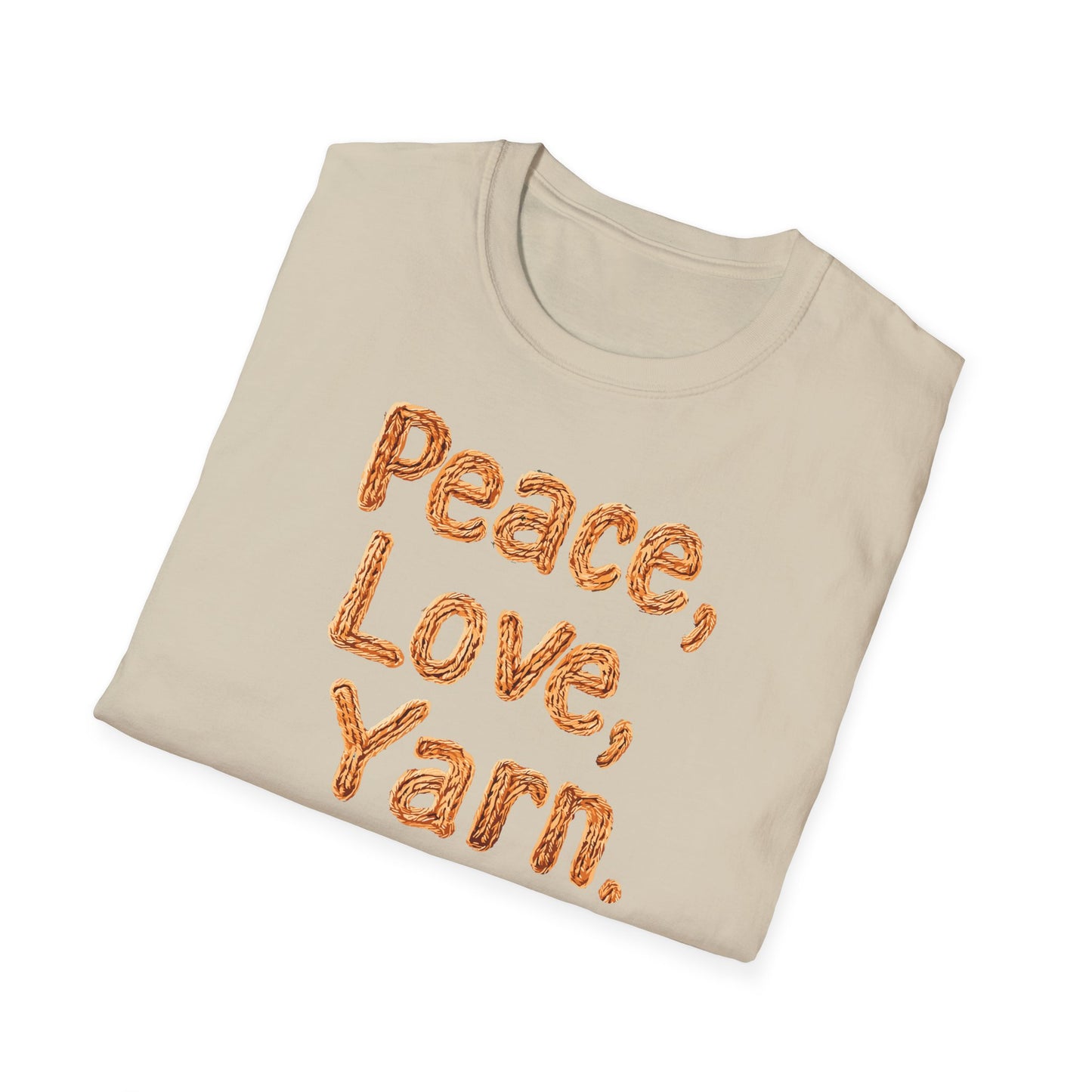 "Peace, Love, Yarn" light