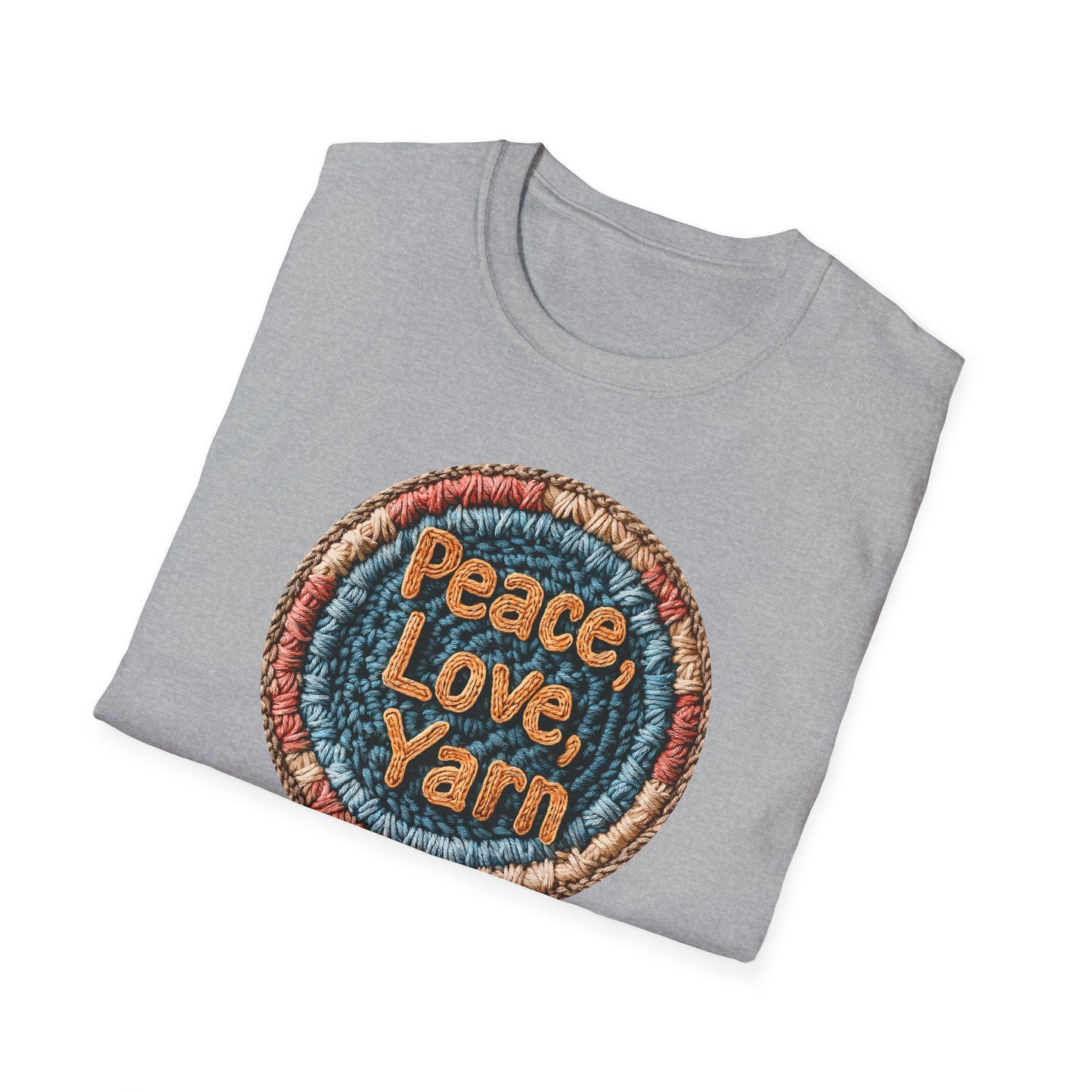 "Peace, Love, Yarn" light