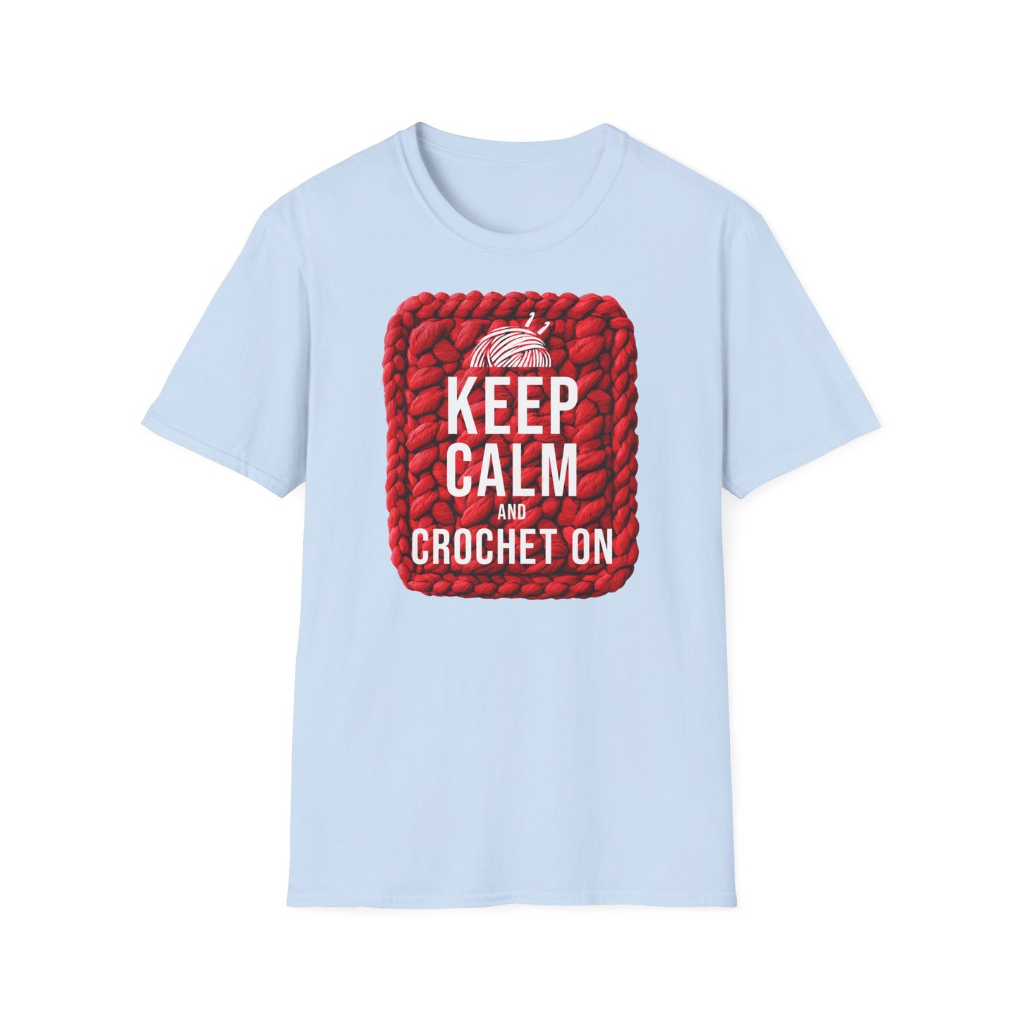 "Keep calm and crochet on" light