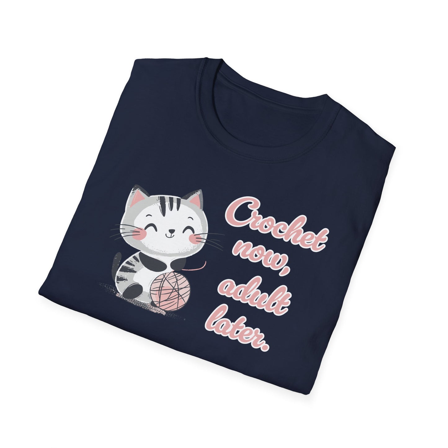 "Crochet now, adult later" dark