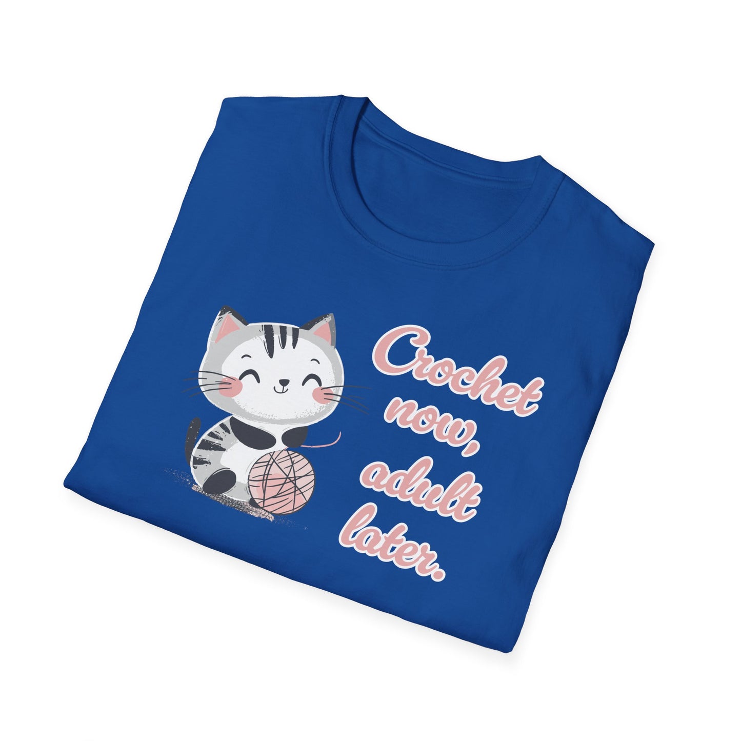 "Crochet now, adult later" dark