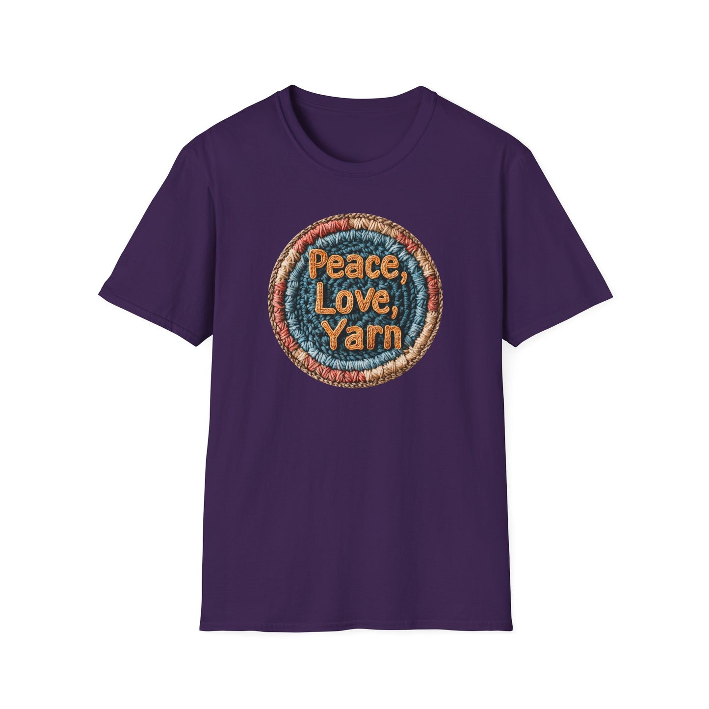 "Peace, Love, Yarn" dark