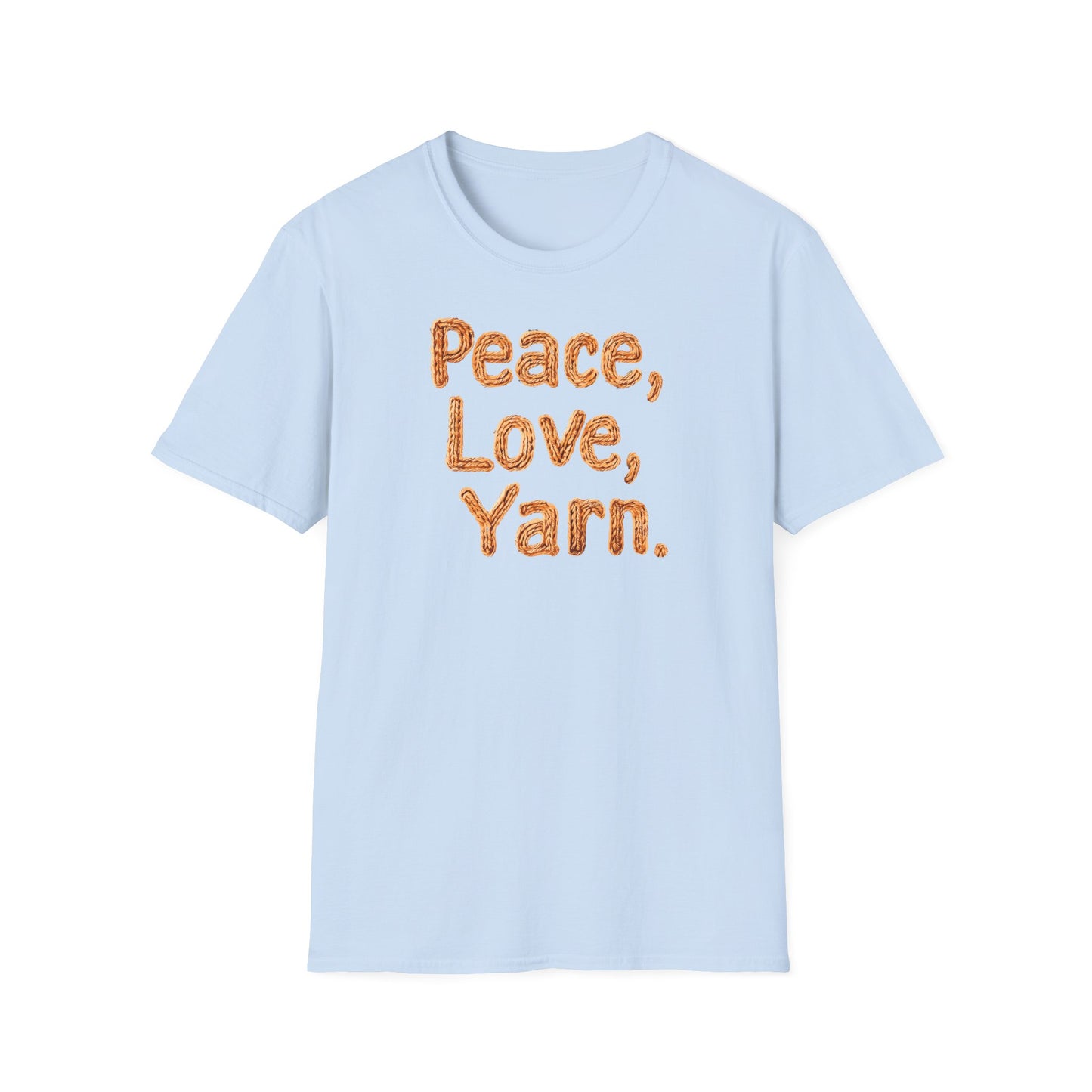 "Peace, Love, Yarn" light