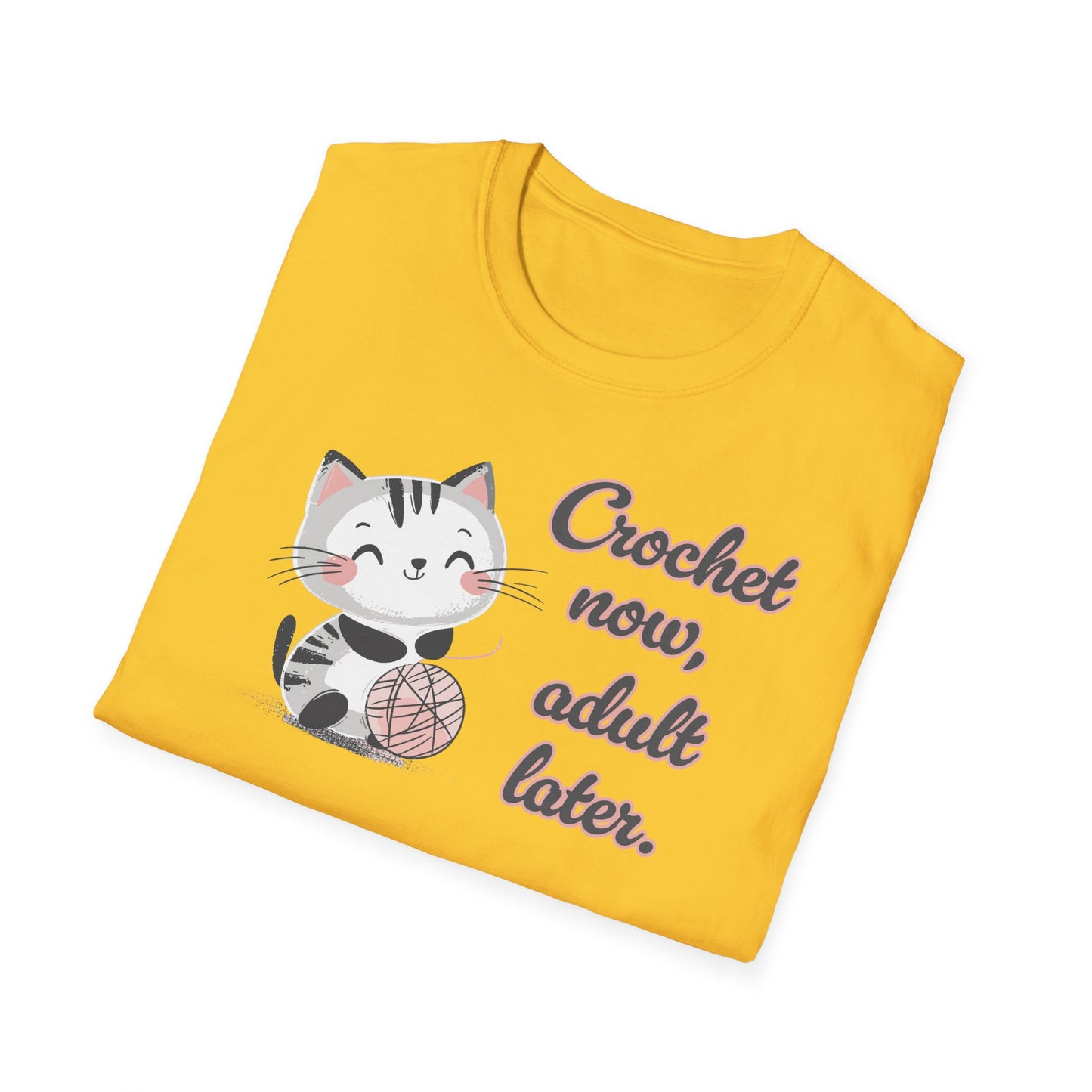 "Crochet now, adult later" light