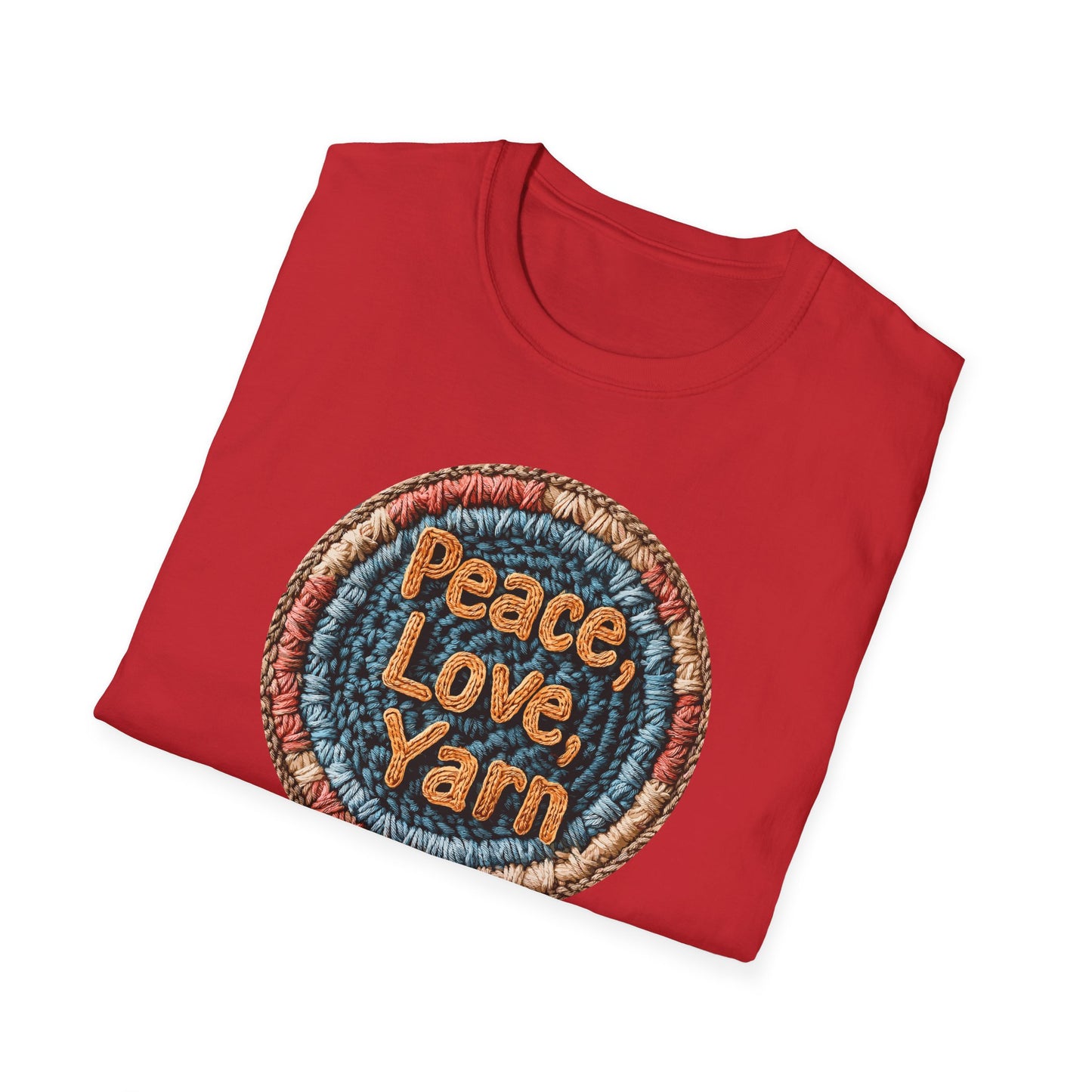 "Peace, Love, Yarn" dark