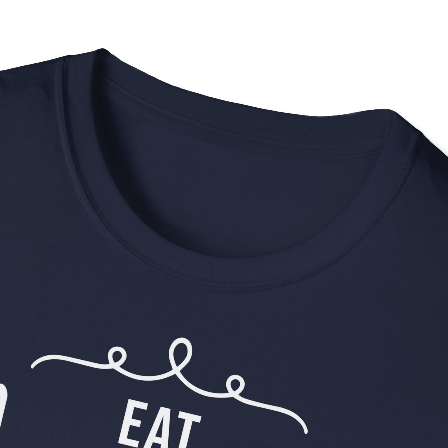 "Eat Sleep Crochet Repeat" dark