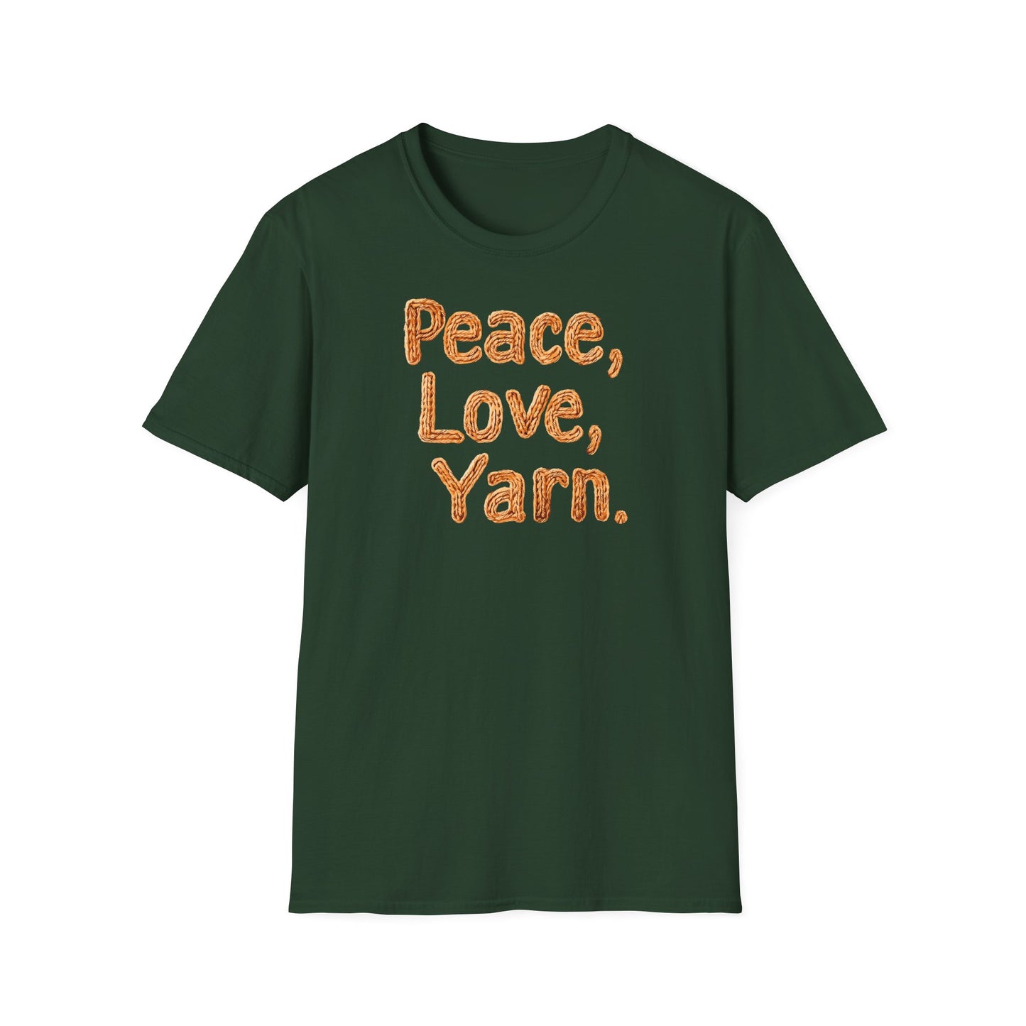 "Peace, Love, Yarn" dark