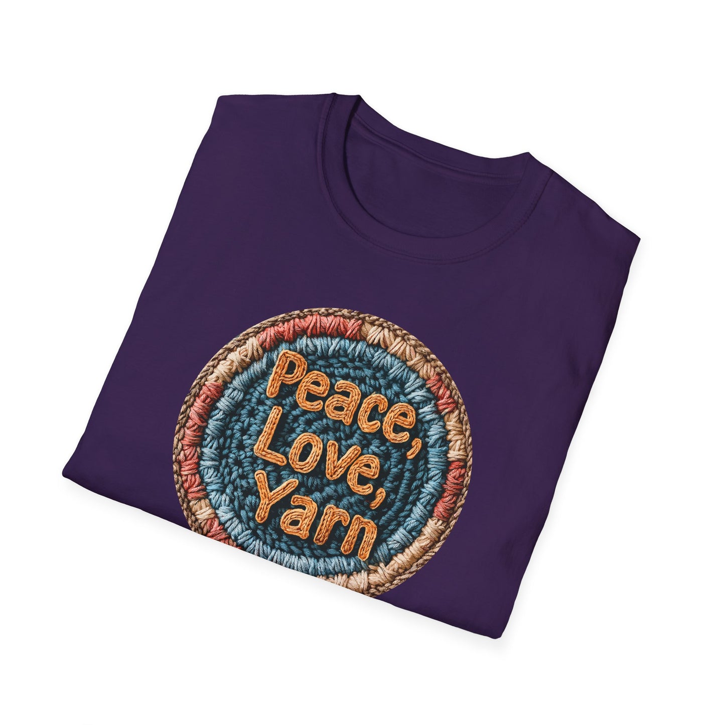 "Peace, Love, Yarn" dark