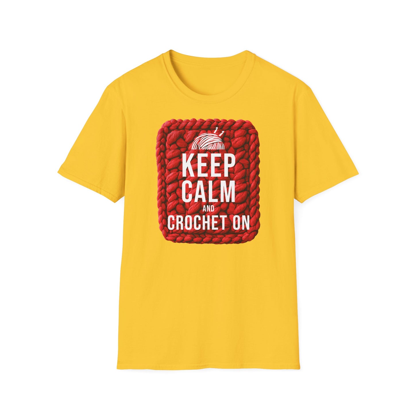 "Keep calm and crochet on" light