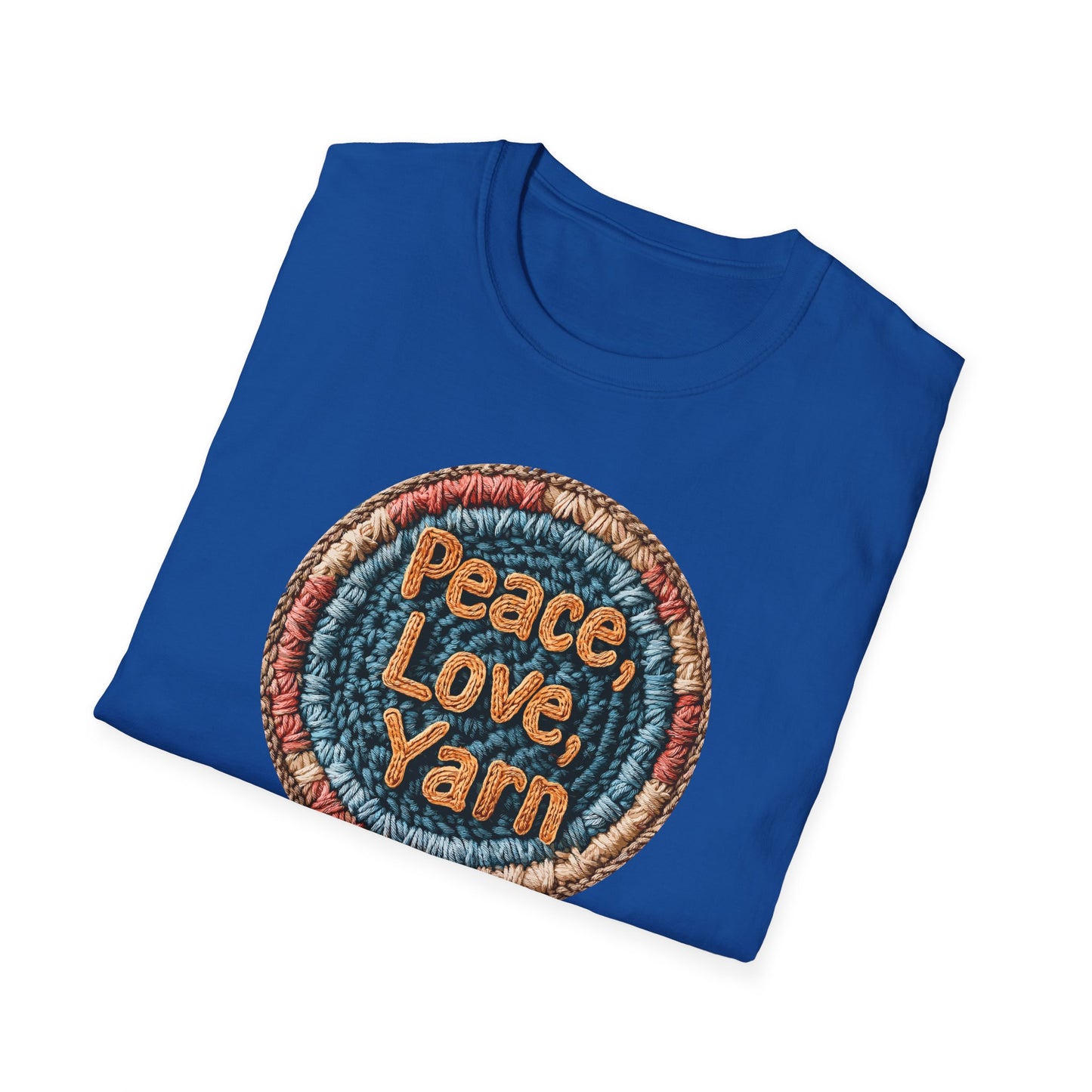 "Peace, Love, Yarn" dark