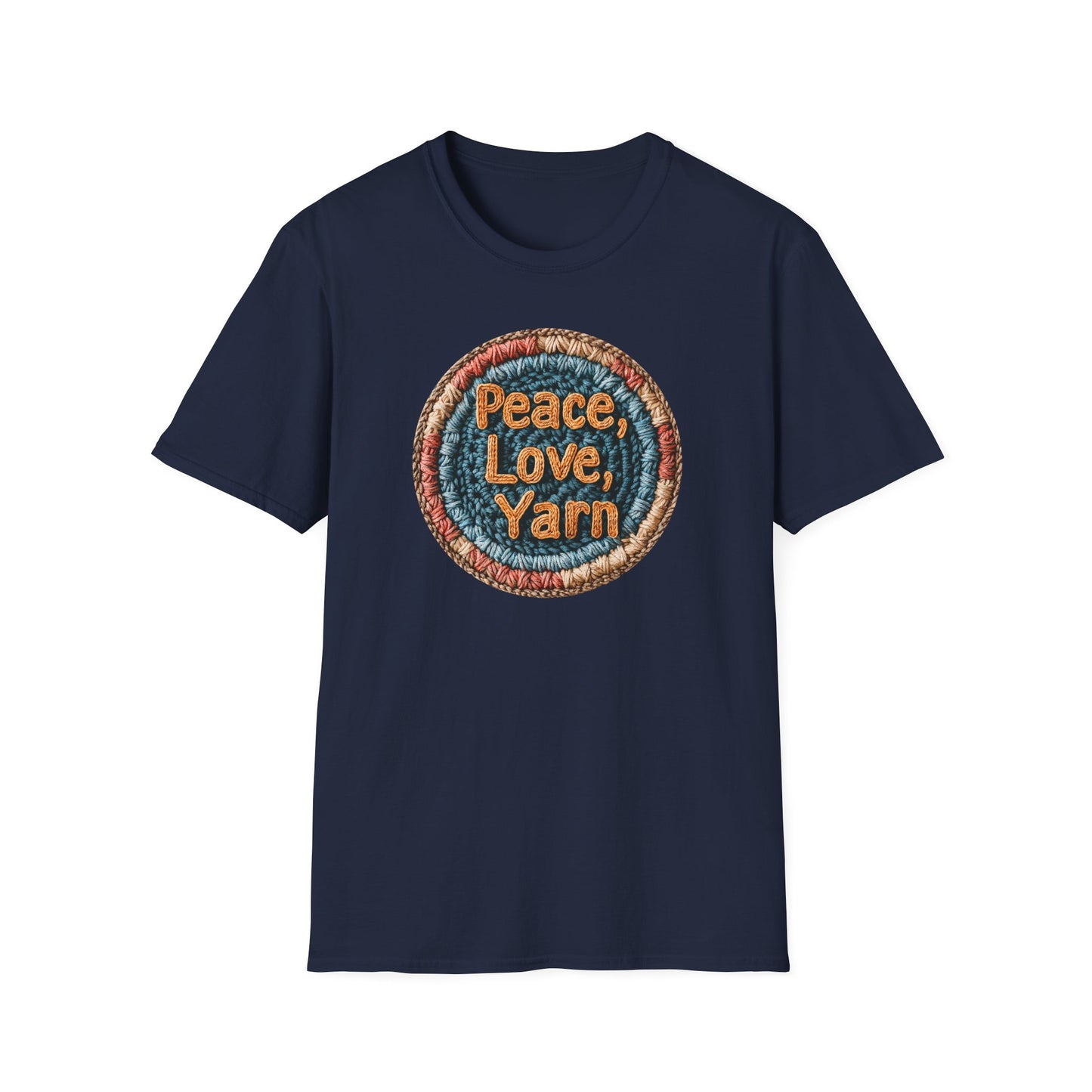 "Peace, Love, Yarn" dark
