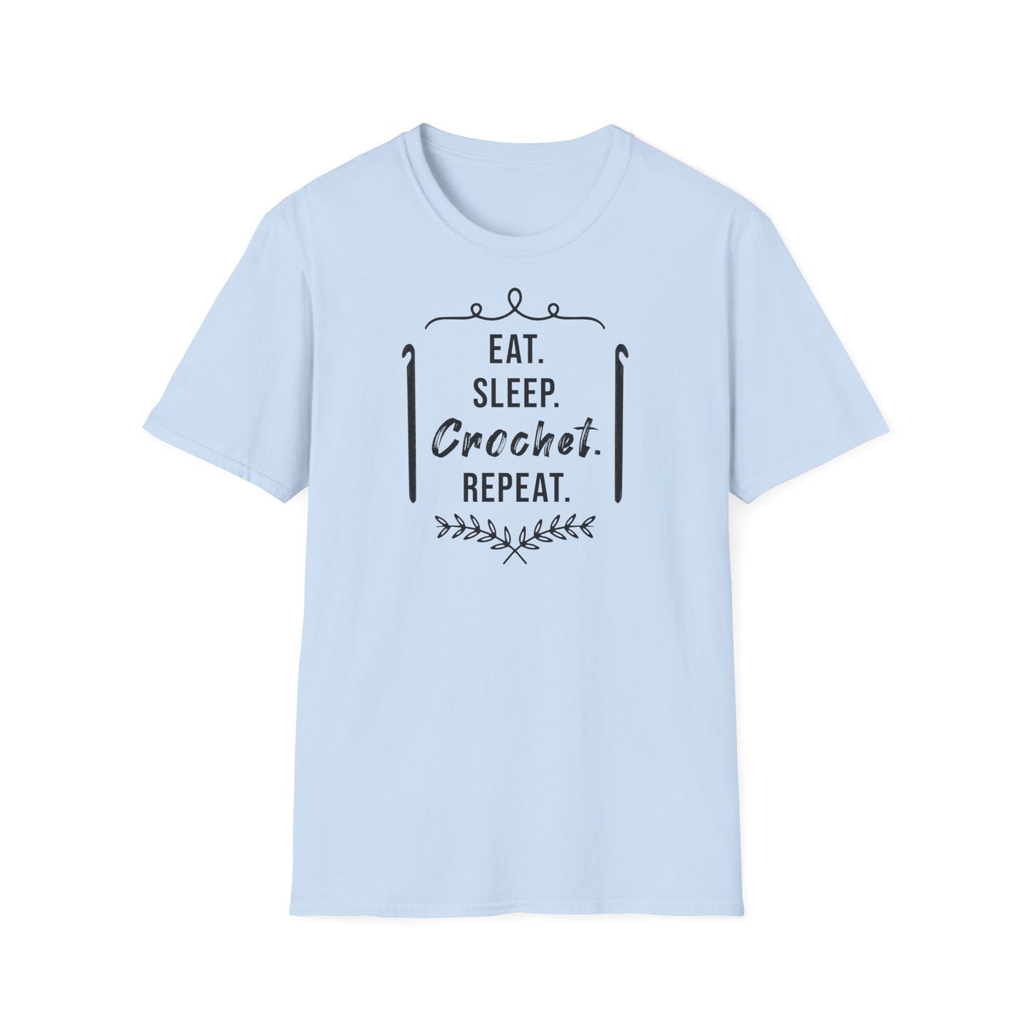 "Eat Sleep Crochet Repeat" light