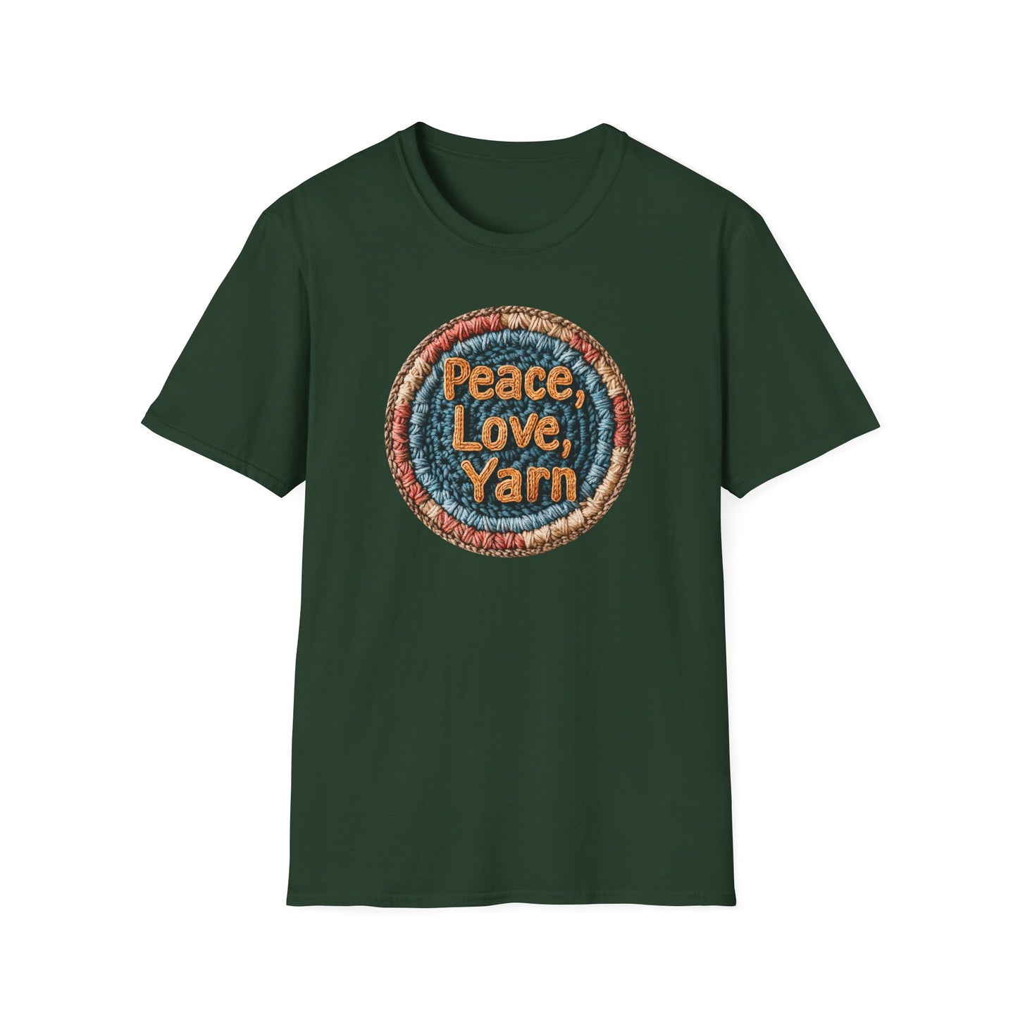 "Peace, Love, Yarn" dark