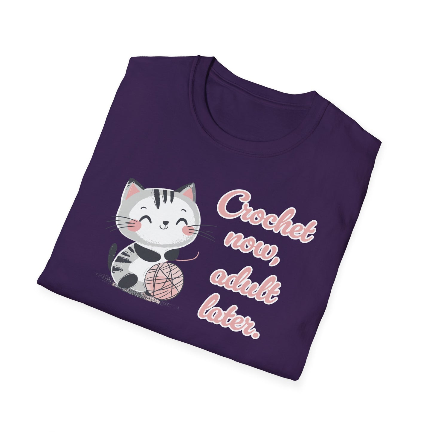 "Crochet now, adult later" dark