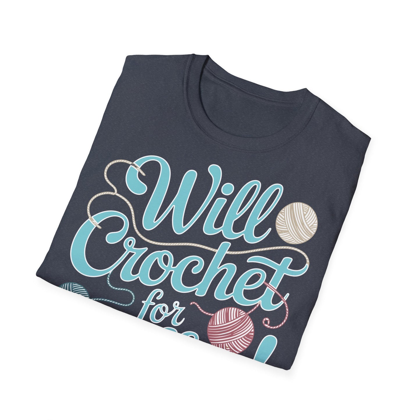 "Will Crochet for Coffee!" dark