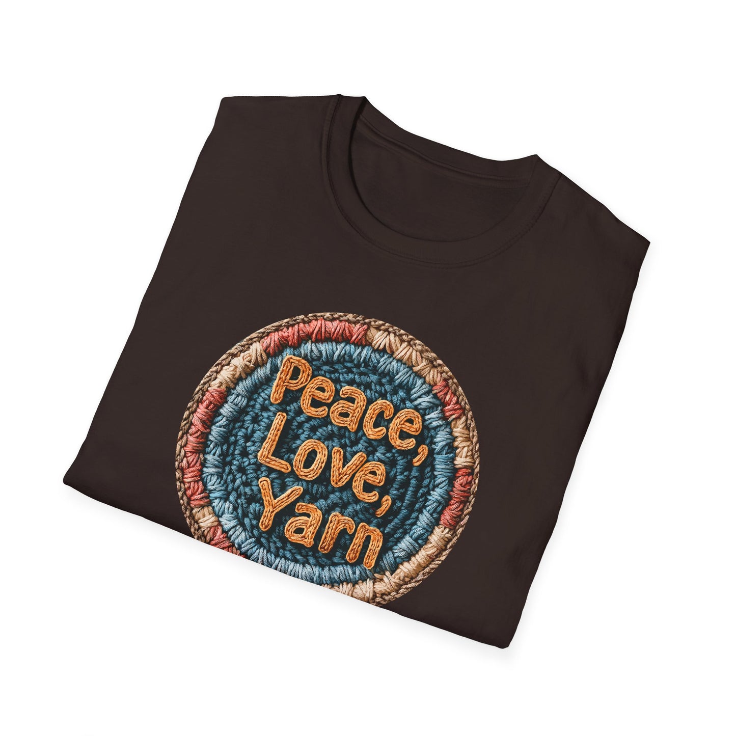 "Peace, Love, Yarn" dark