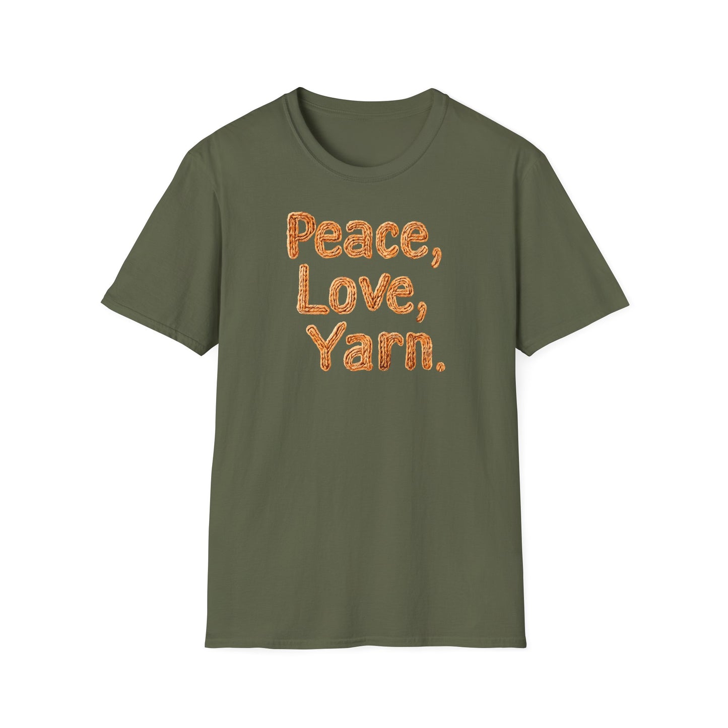 "Peace, Love, Yarn" dark