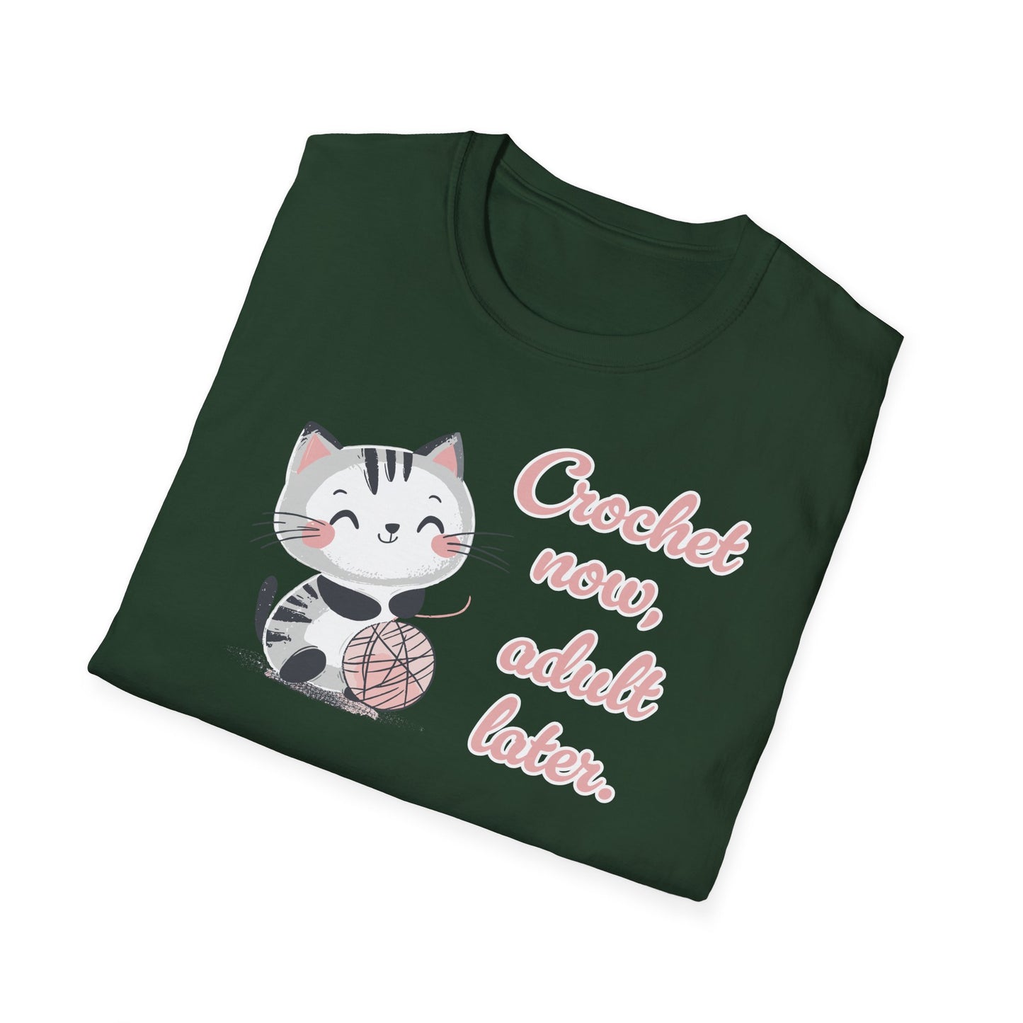 "Crochet now, adult later" dark