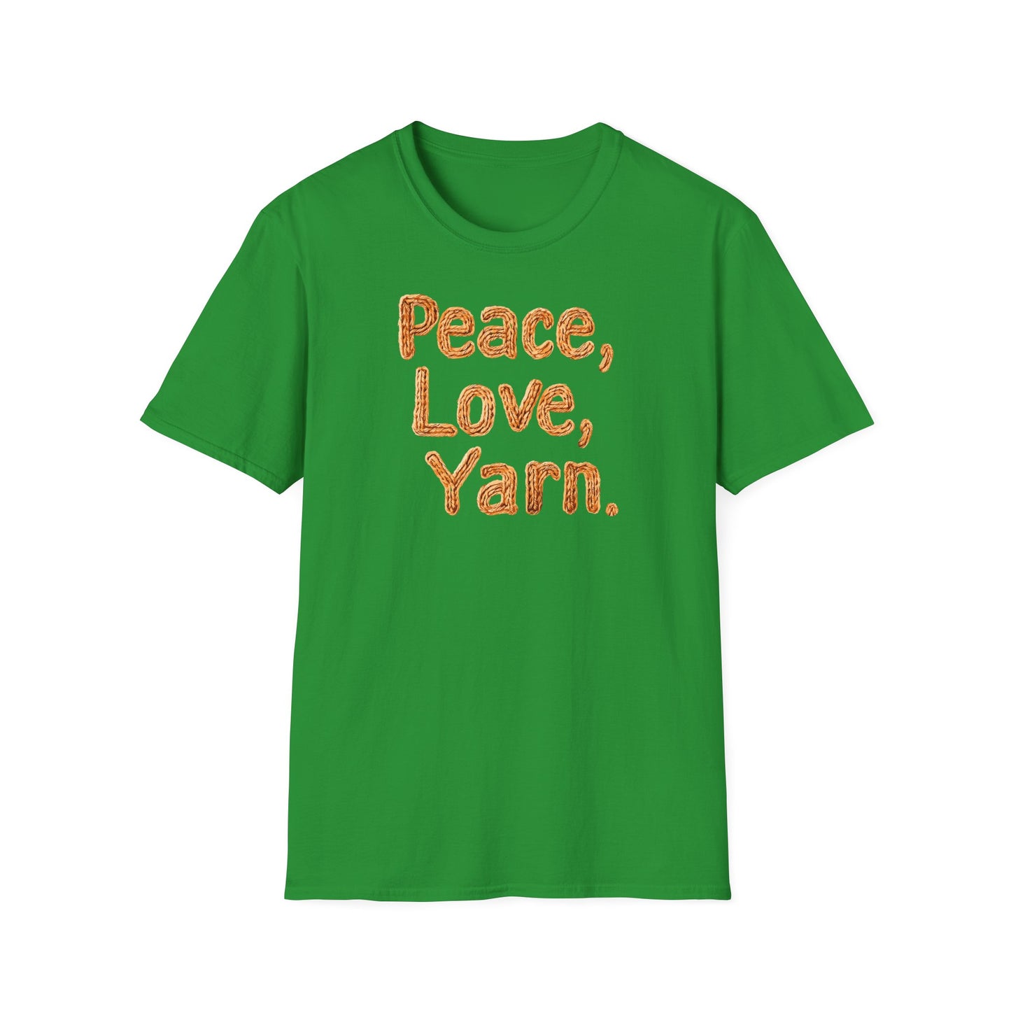 "Peace, Love, Yarn" dark