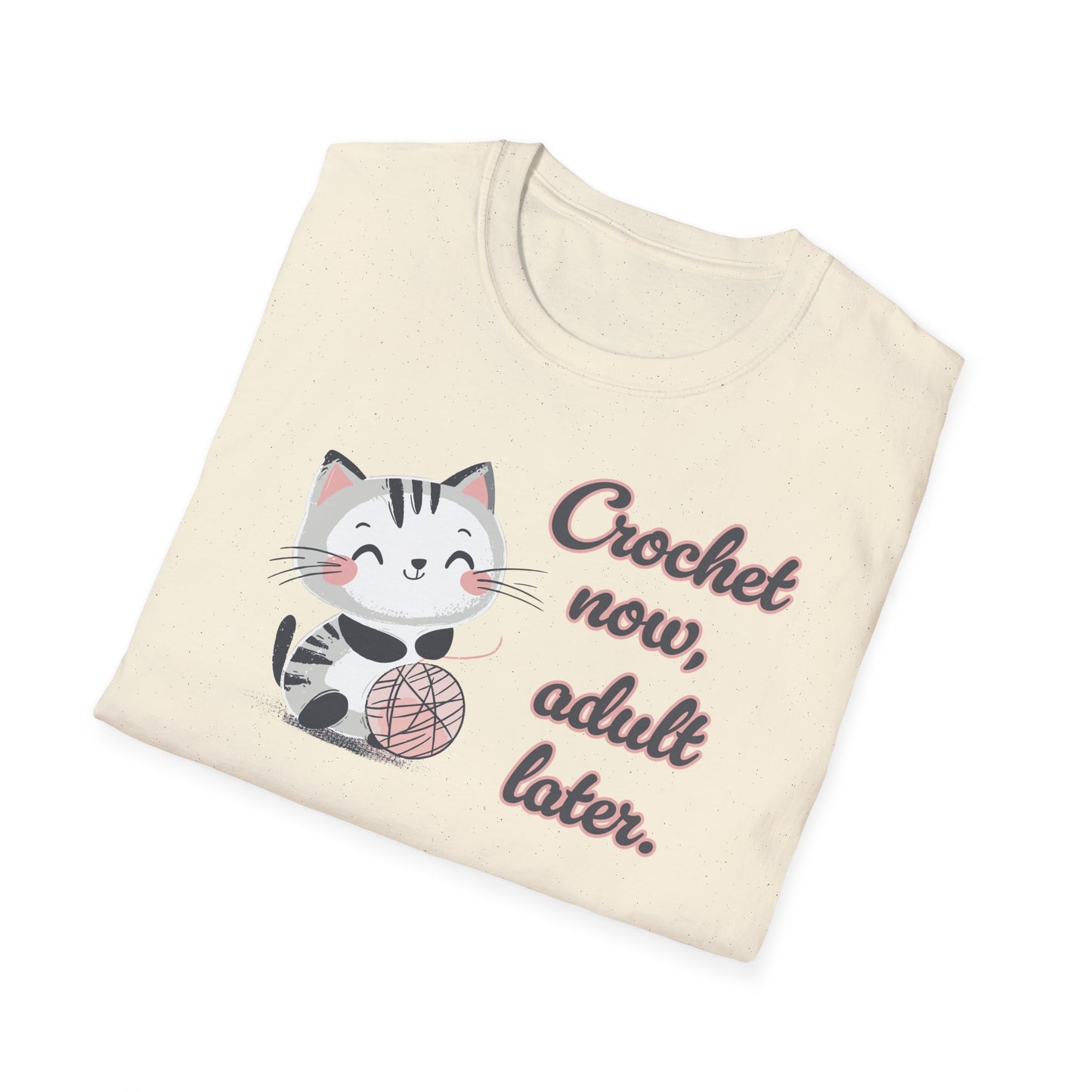 "Crochet now, adult later" light