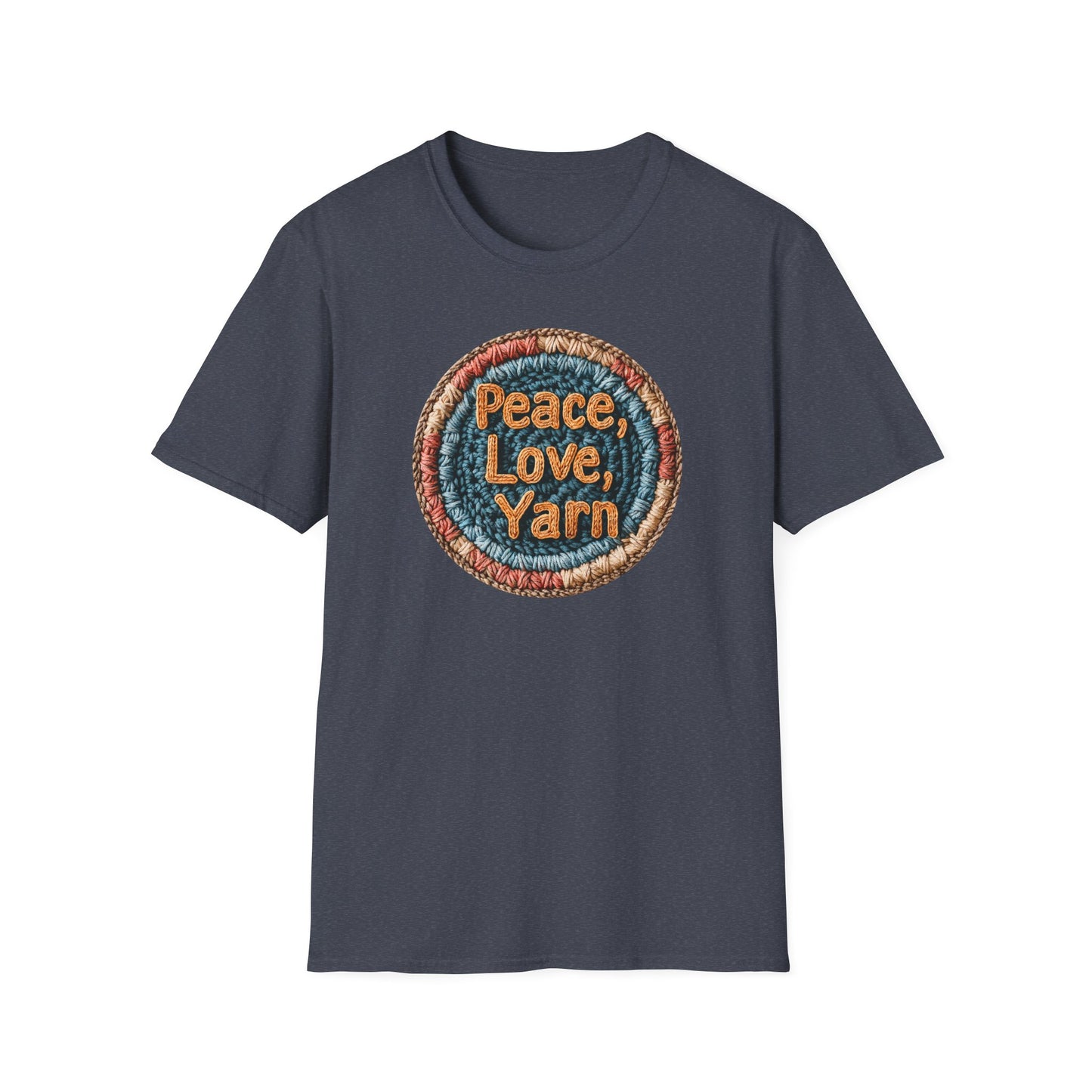 "Peace, Love, Yarn" dark