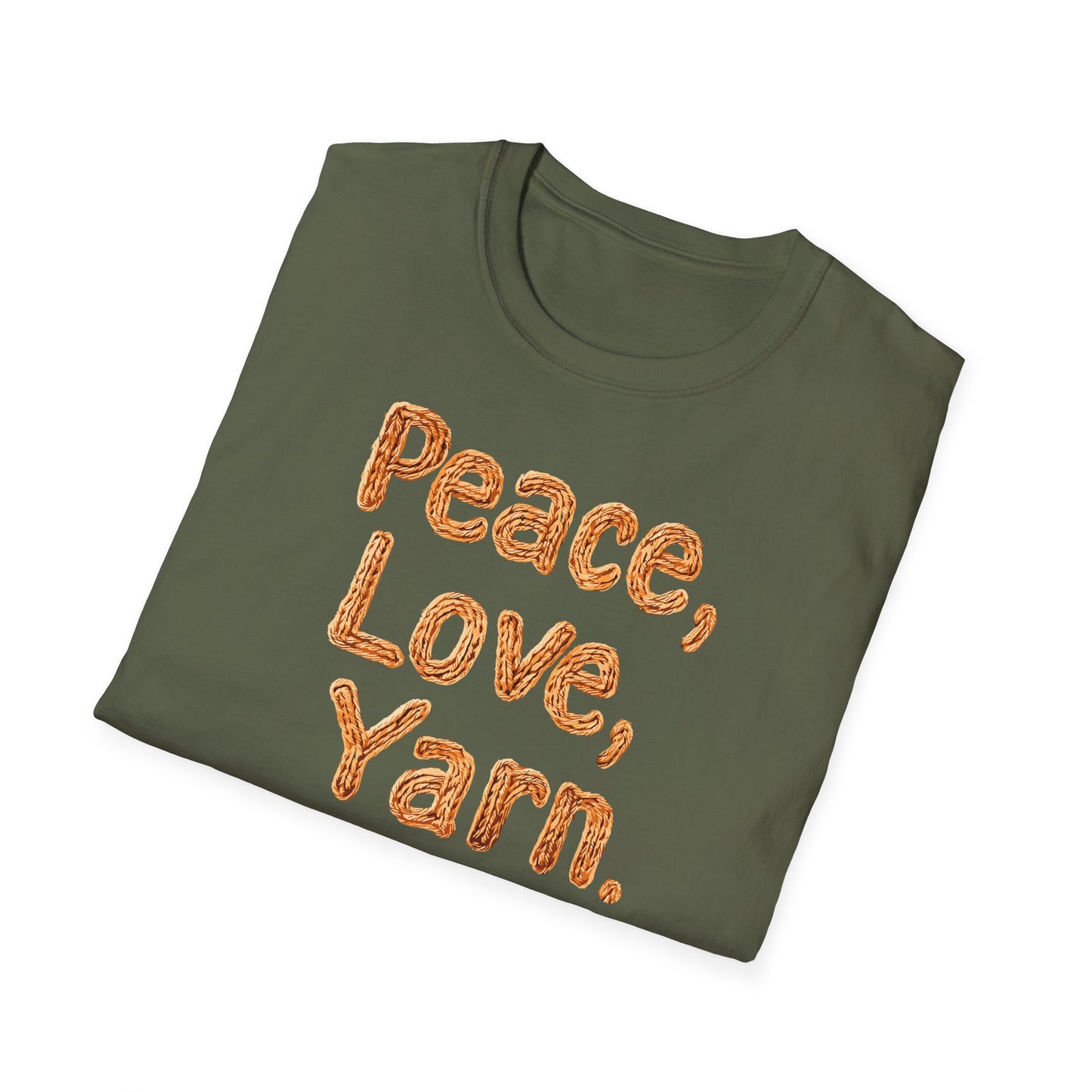 "Peace, Love, Yarn" dark