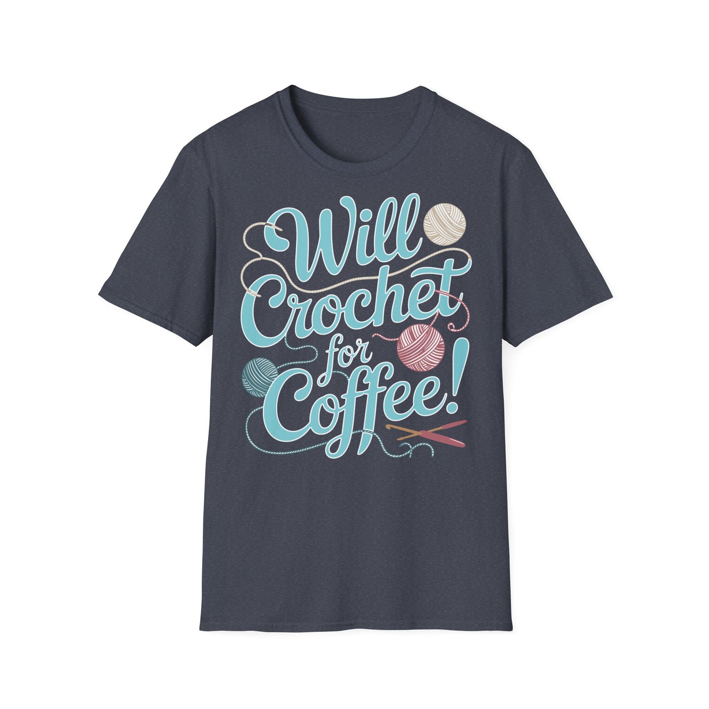 "Will Crochet for Coffee!" dark