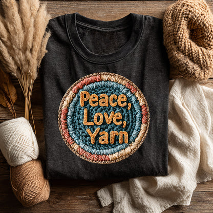 "Peace, Love, Yarn" dark
