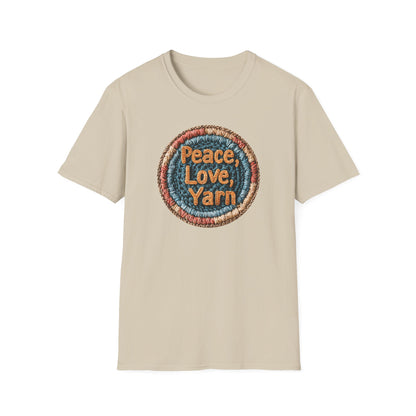 "Peace, Love, Yarn" light
