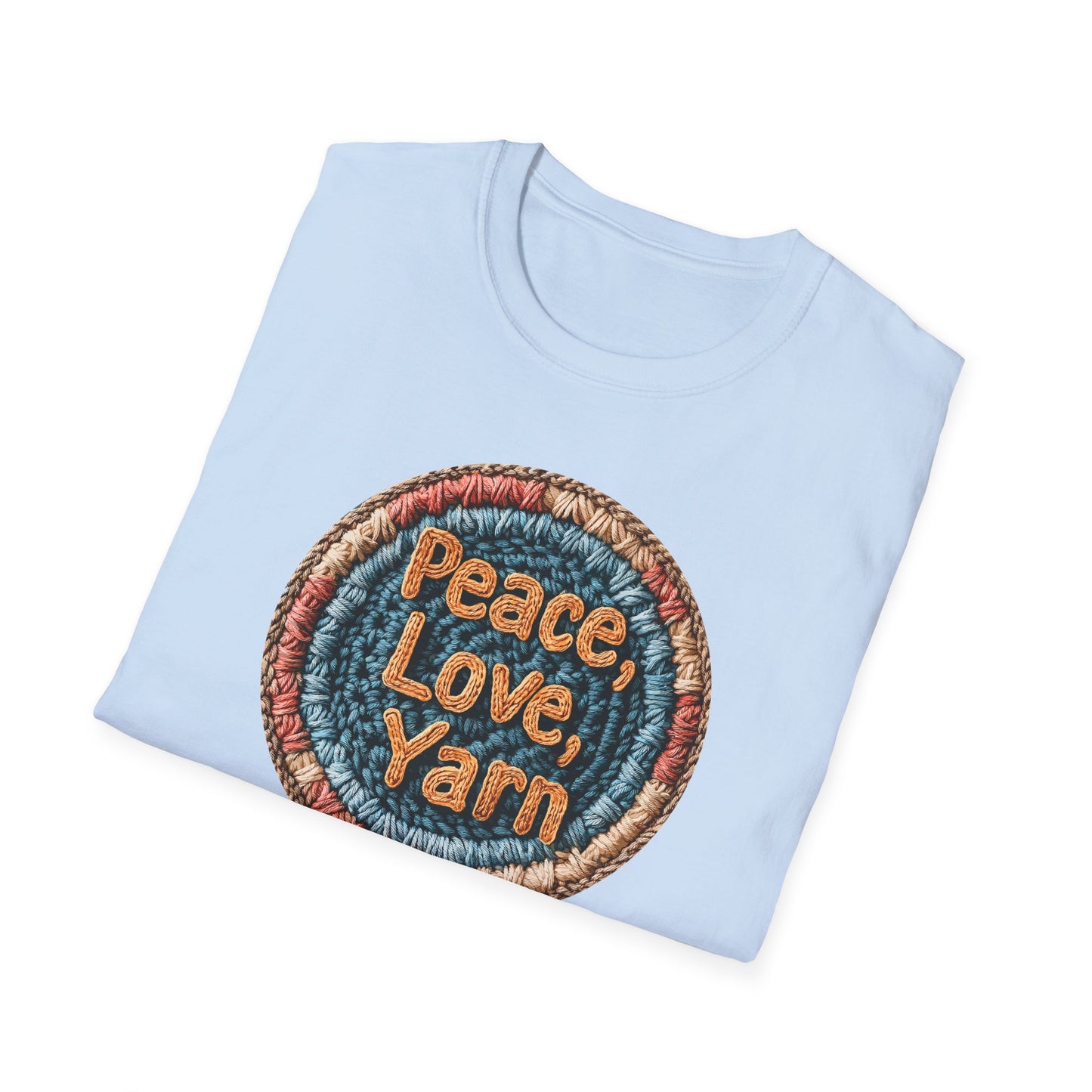 "Peace, Love, Yarn" light