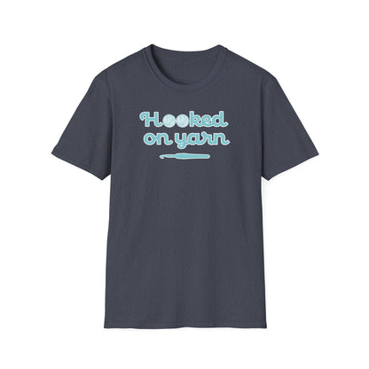 "Hooked on yarn" dark