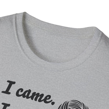 "I came. I saw. I crocheted." light