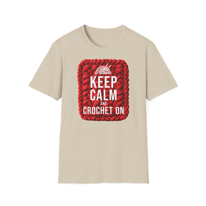 "Keep calm and crochet on" light