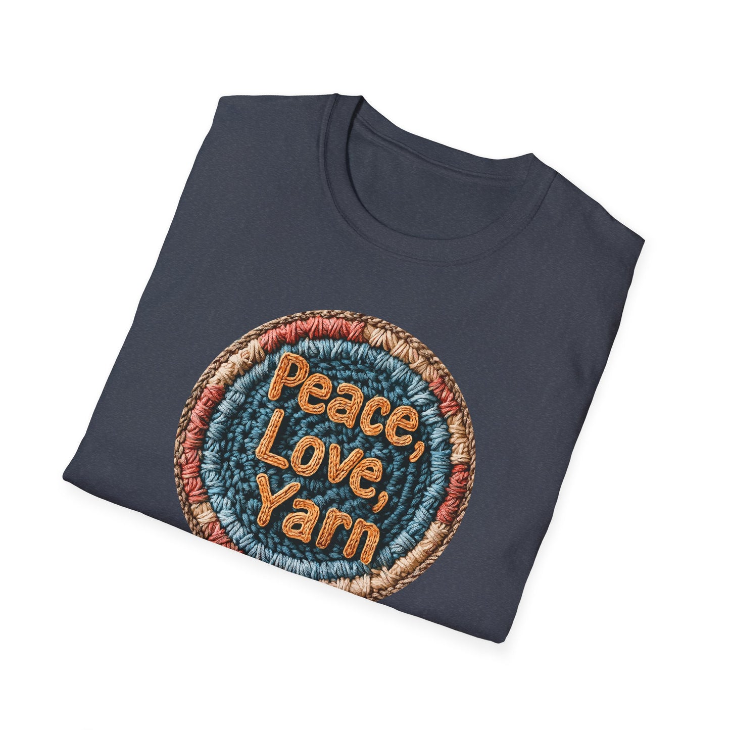 "Peace, Love, Yarn" dark