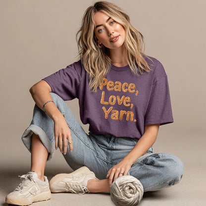 "Peace, Love, Yarn" dark