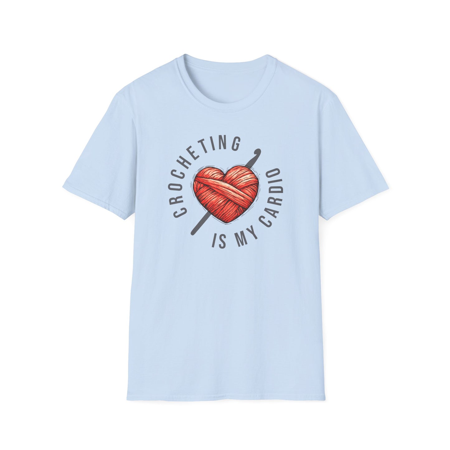 "Crocheting is my cardio" light