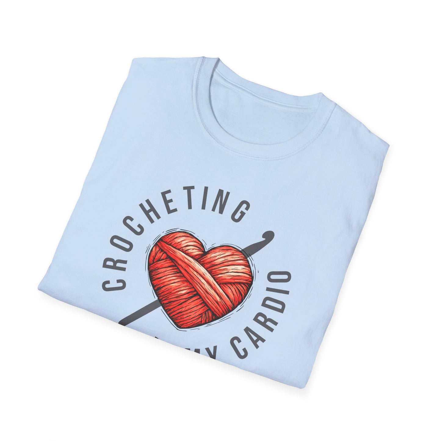 "Crocheting is my cardio" light