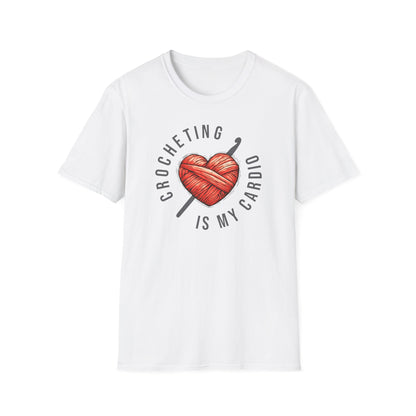 "Crocheting is my cardio" light