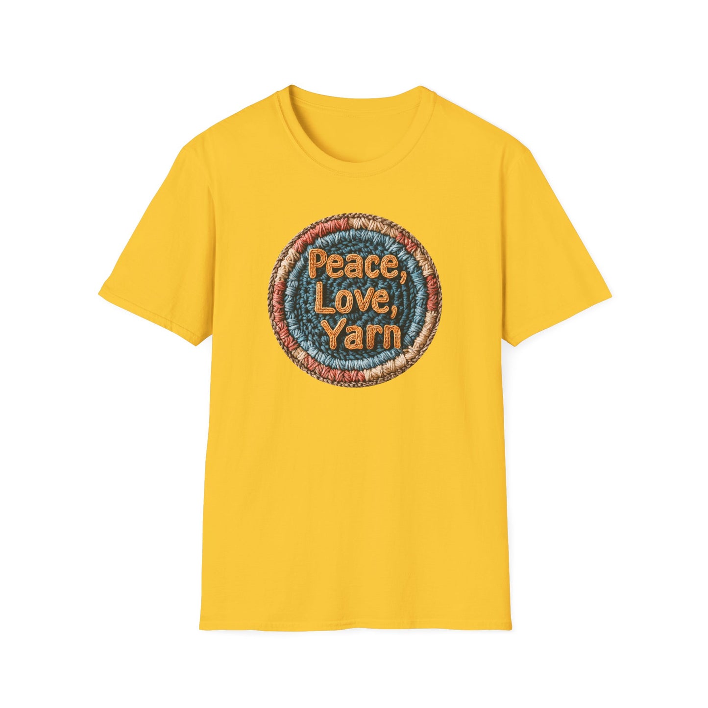 "Peace, Love, Yarn" light