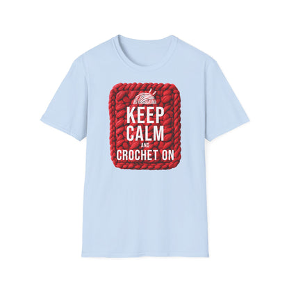 "Keep calm and crochet on" light