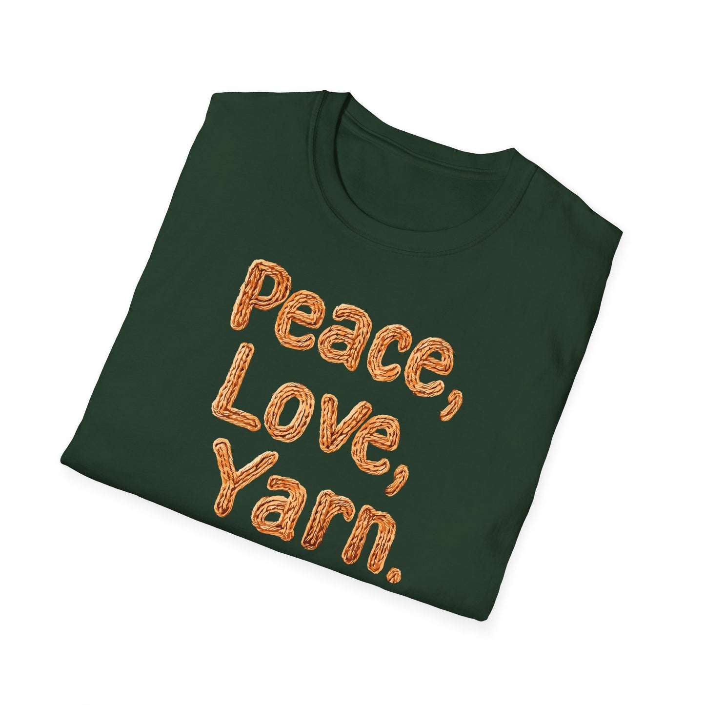"Peace, Love, Yarn" dark