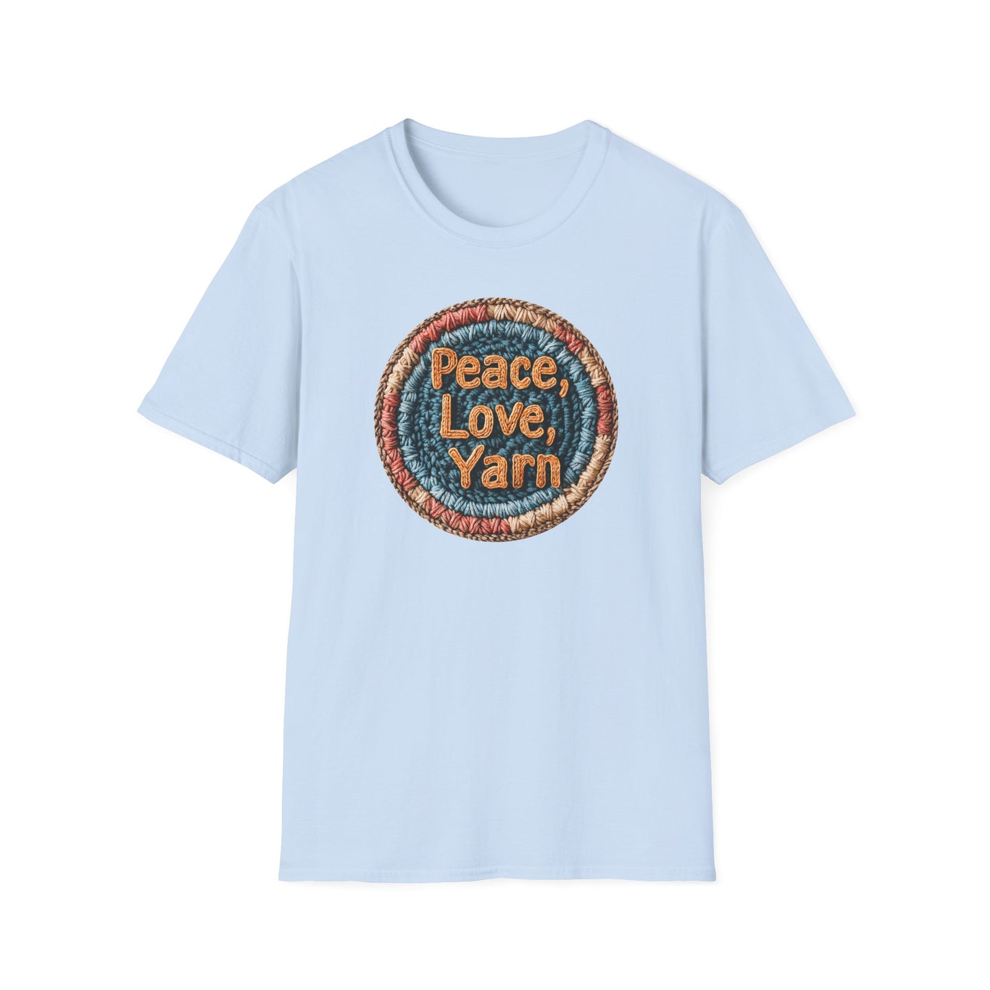 "Peace, Love, Yarn" light