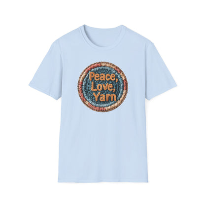 "Peace, Love, Yarn" light